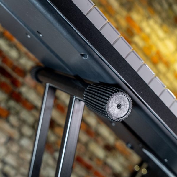 The KS26Q double braced X-style keyboard stand offers a secure and sturdy place for your keyboard or electric piano.